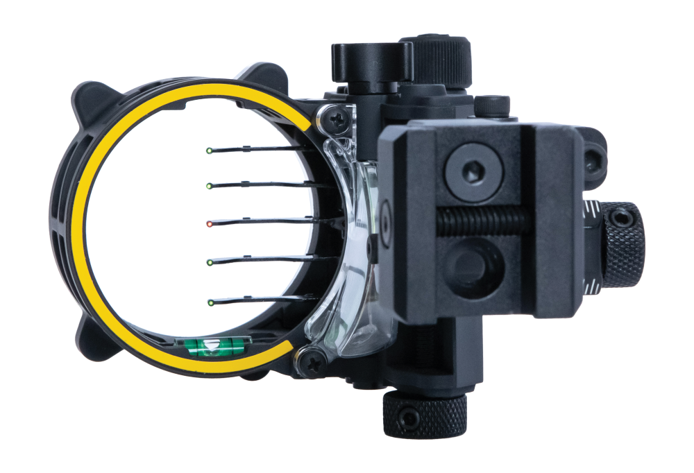 Trophy  Ridge Fix 5 Picatinny Mount Bow Sight - Black / Right Hand