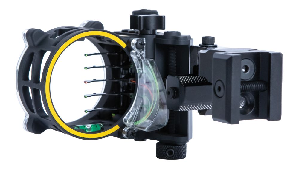 Trophy  Ridge Fix 5 Picatinny Mount Bow Sight - Black / Right Hand