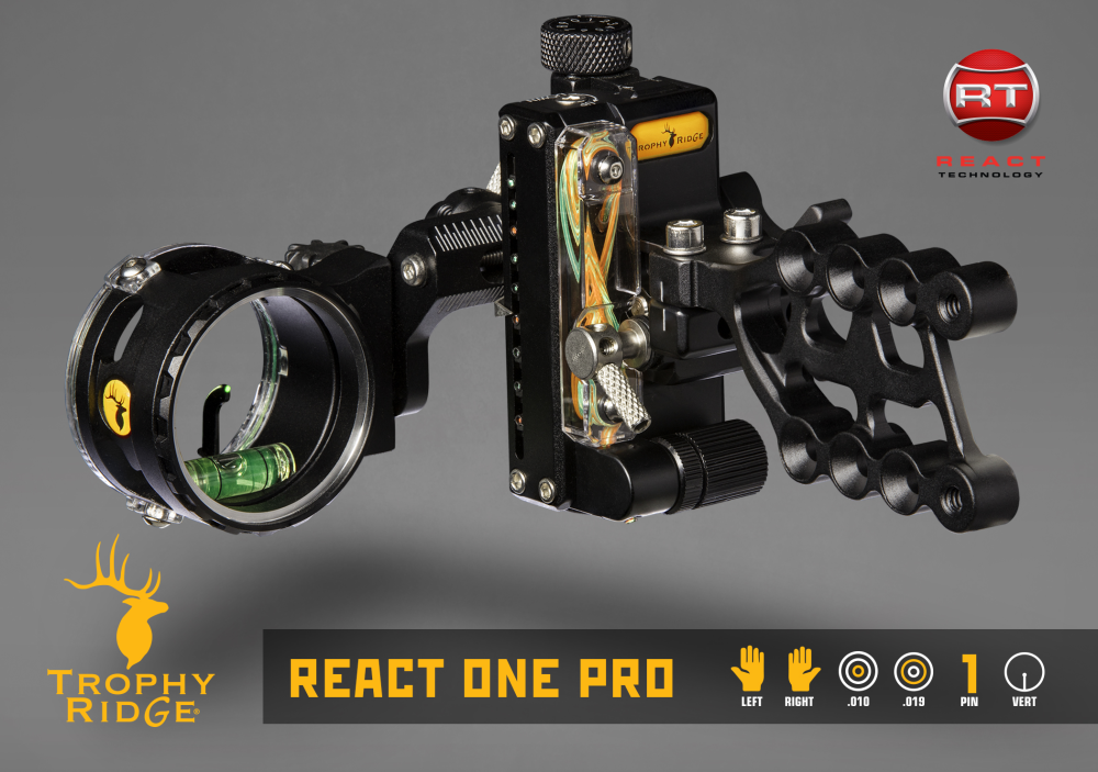 Trophy Ridge React® One Pro Bow Sight - Right Hand / .010