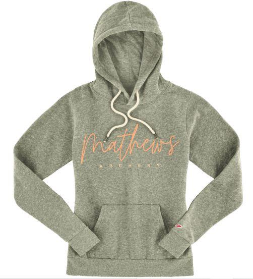 MATHEWS WOMENS SCRIPT HOODIE