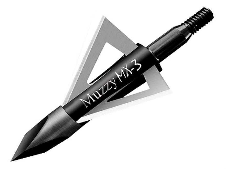 MUZZY MX-3 100 GR 3 BLADE- 3 PACK-High Falls Outfitters