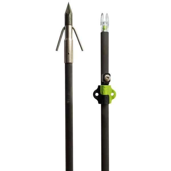 Muzzy Bowfishing Arrow Lighted Carbon Composite Arrow with Carp Point -  Canadian Archery Supply