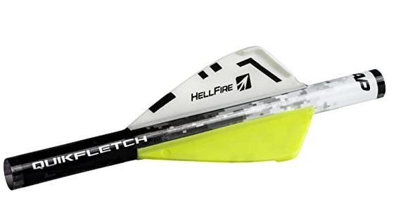 NAP HELLFIRE XBOW 3" QUIKFLETCH 6 PK