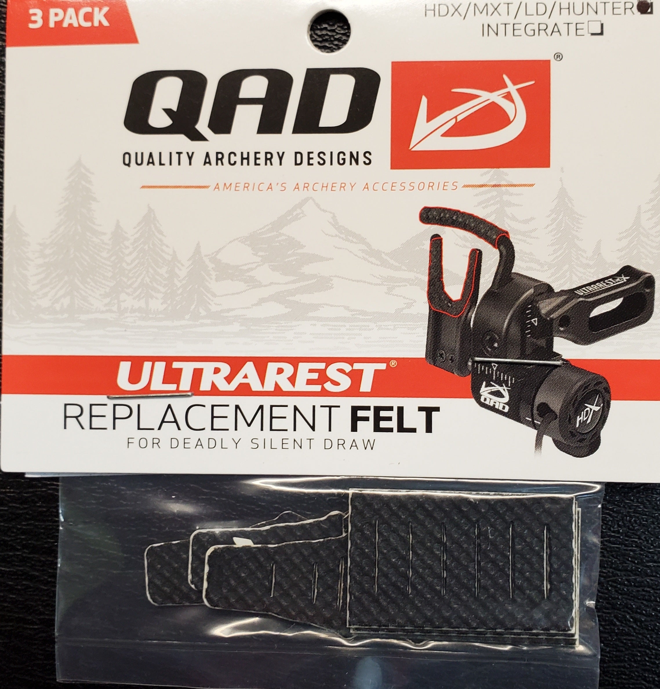 QAD ULTRAREST REPLACEMENT LAUNCHER FELT Canadian Archery Supply